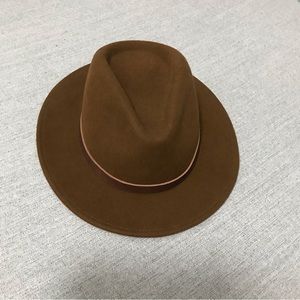 Brixton 100% brown wool felt hat